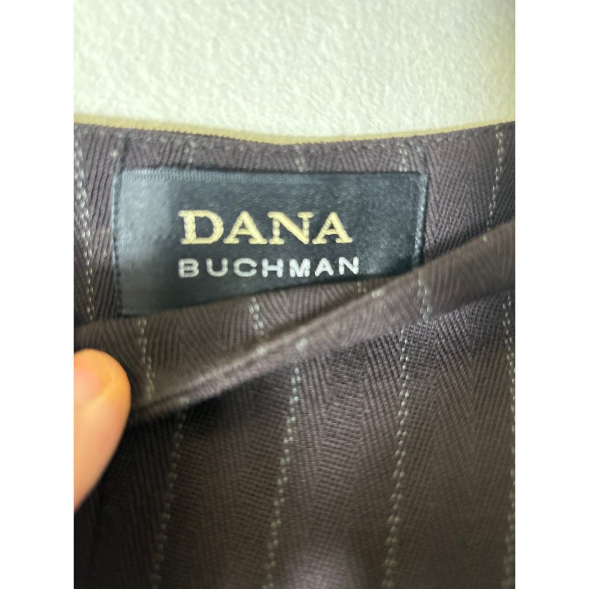 Dana Buchman Brown Pin Stripe Trousers Sz 0