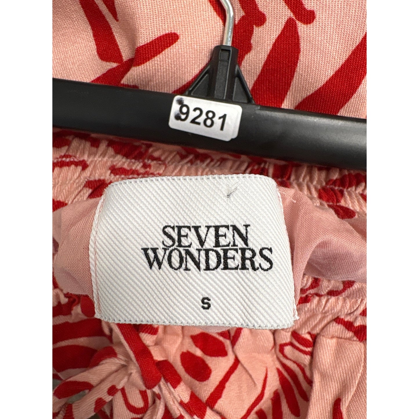 Seven Wonders Pink Red Elastic Waist Lounge Shorts Sz S