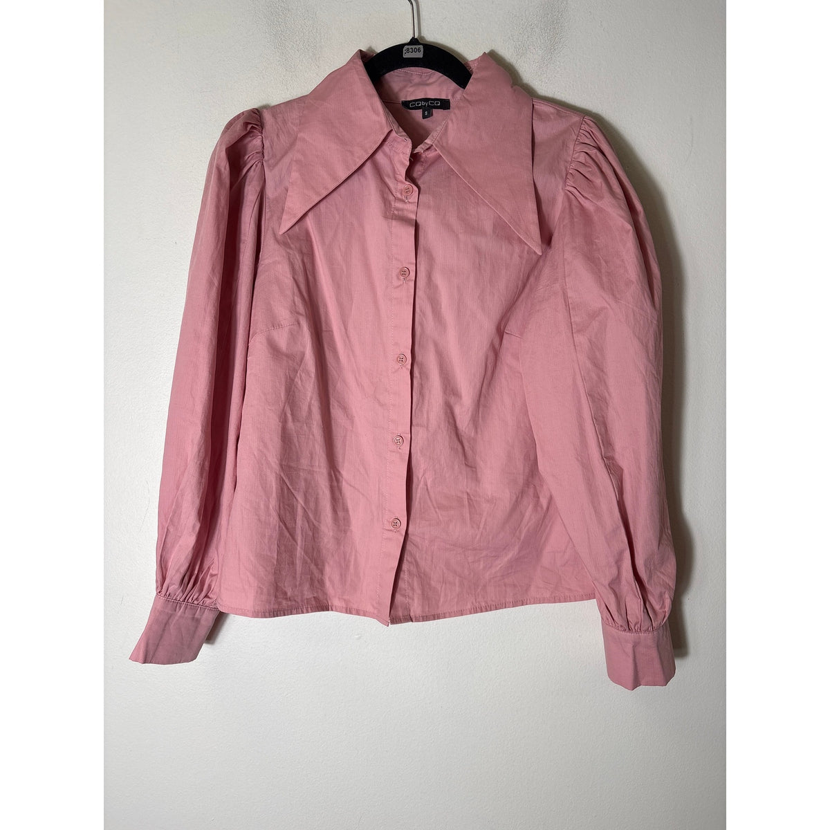 CQ by CQ Blush Button Up Long Sleeve Shirt Sz S