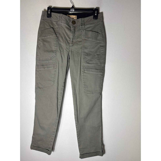 Democracy Ab Technology Olive Green Cargo Pants Sz 4