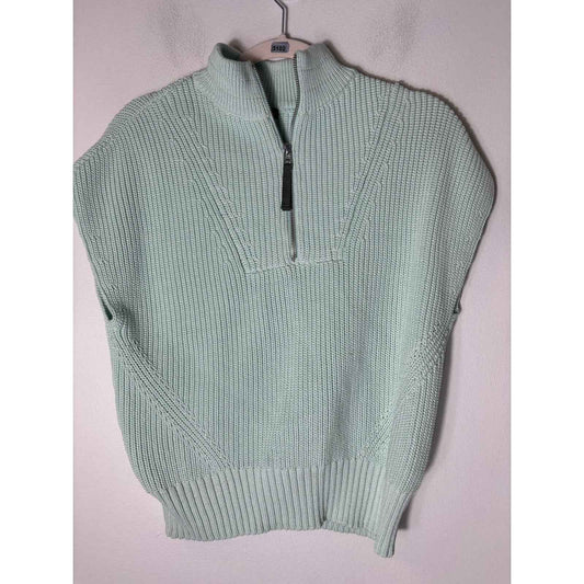 Lilla P Mint Short Sleeve Sweater Sz XS