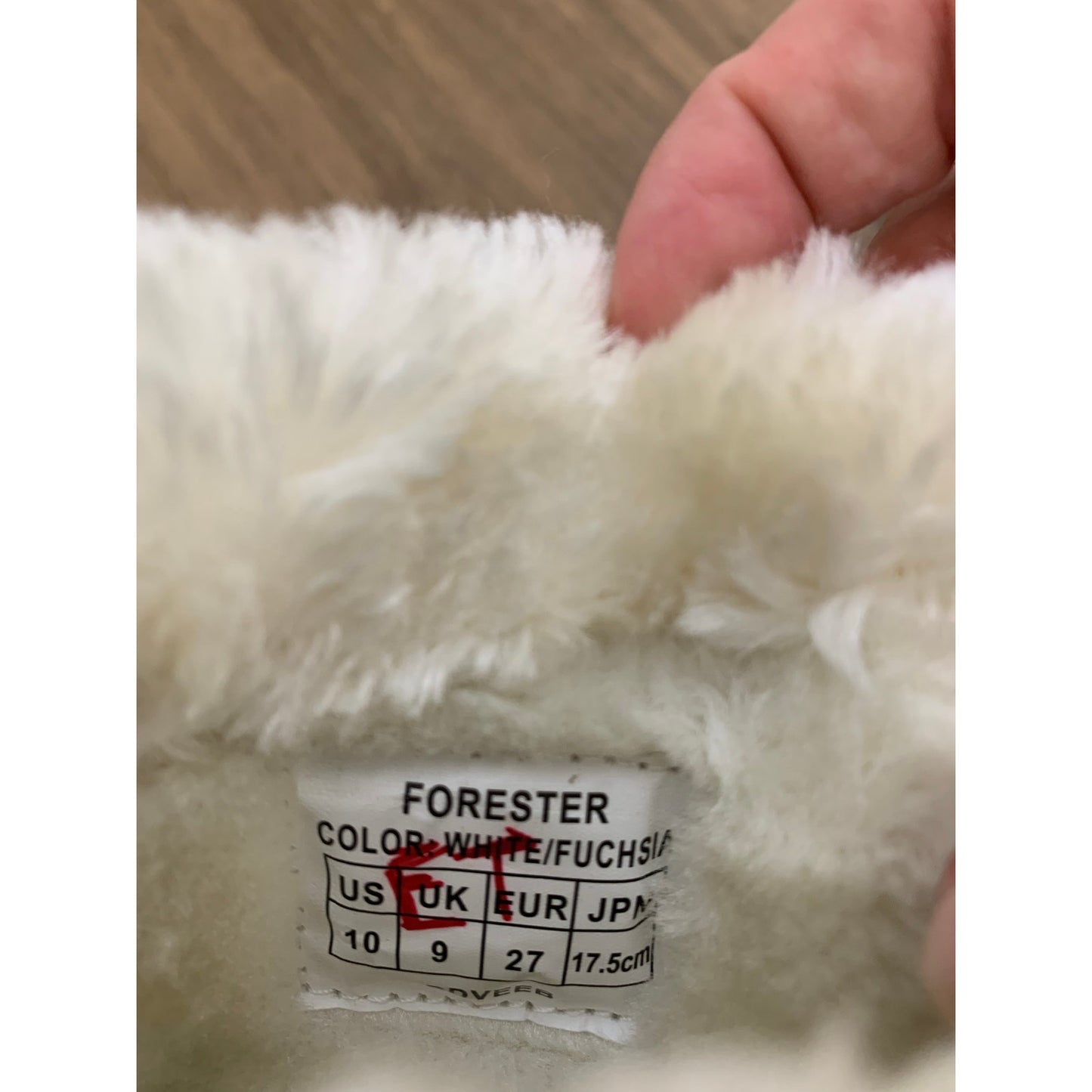 Girls Dream Pairs Pink Fuzzy Snow Boots Childrens Sz 10