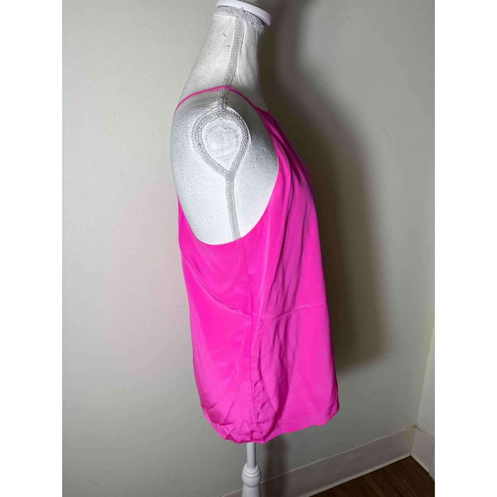 Lavender Brown Hot Pink Strappy Camisole Sz M