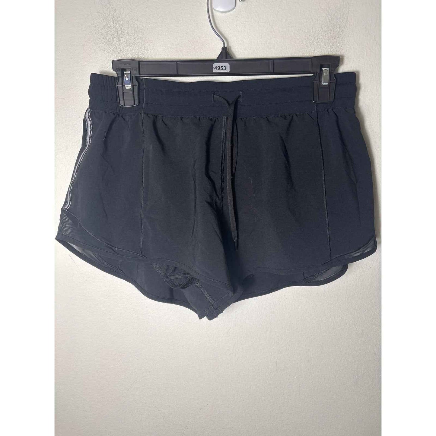 Crz Yoga Black Drawstring AThletic Shorts Sz M