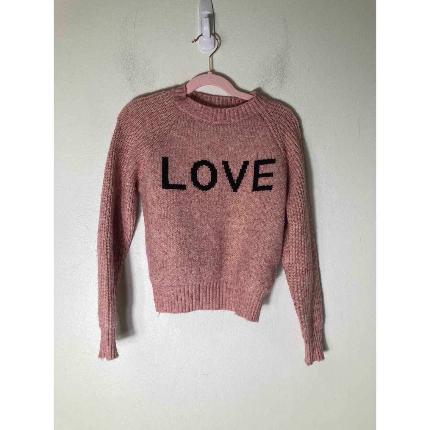 Girls Outfit Bundle: Mini Molly Love Sweater and Tractr White Jeans Sz 8