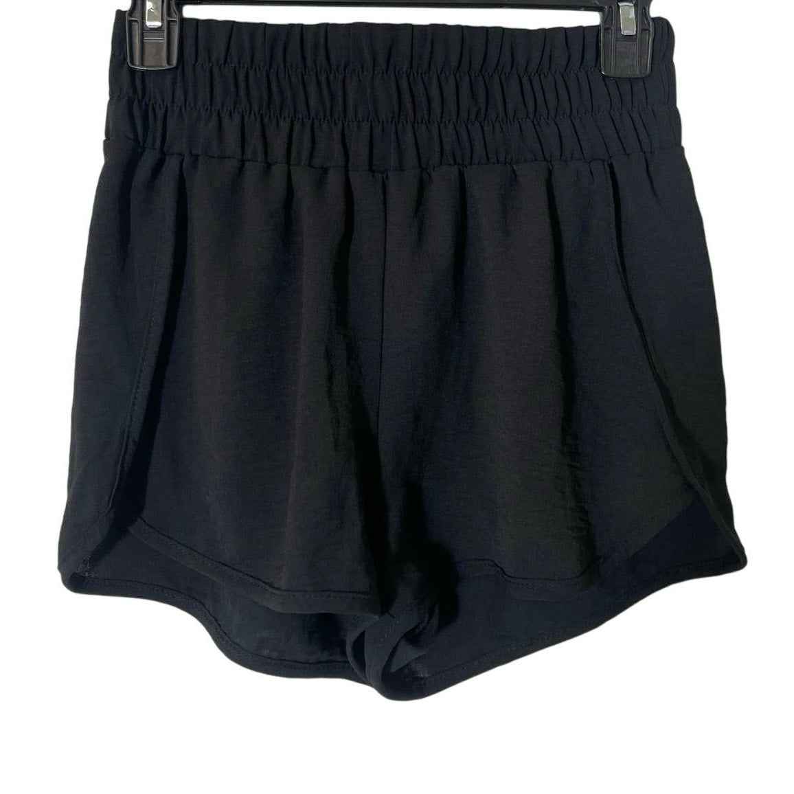 NWT GeeGee High Rise Black Athletic Shorts Sz S