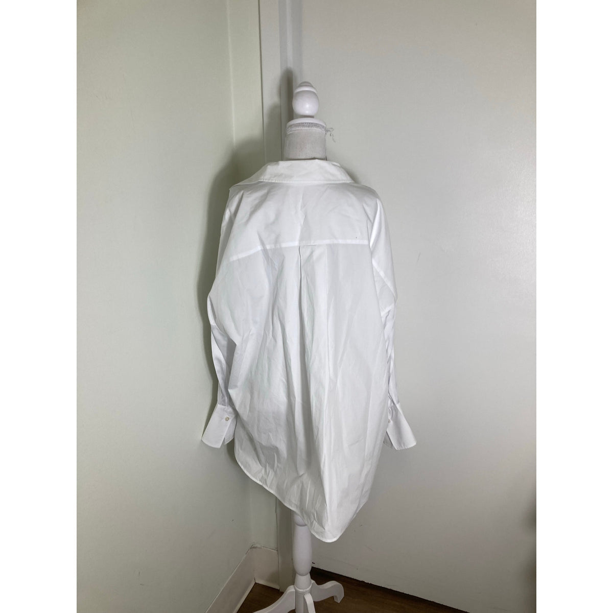 Joseph of London White Cotton Long Sleeve Button Up shirt Sz 40
