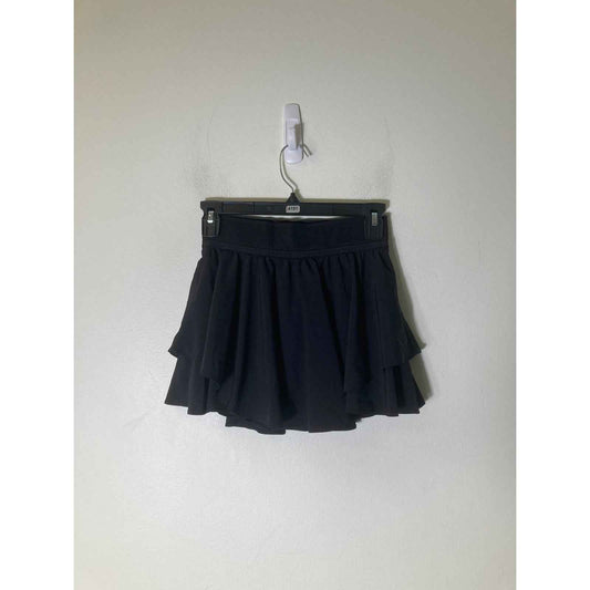 Lululemon Black Ballet Style Athletic Skirt Sz 4