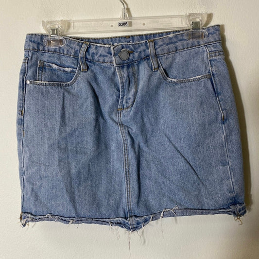 Articles of Society Denim Blue Mini Skirt Sz 25/2