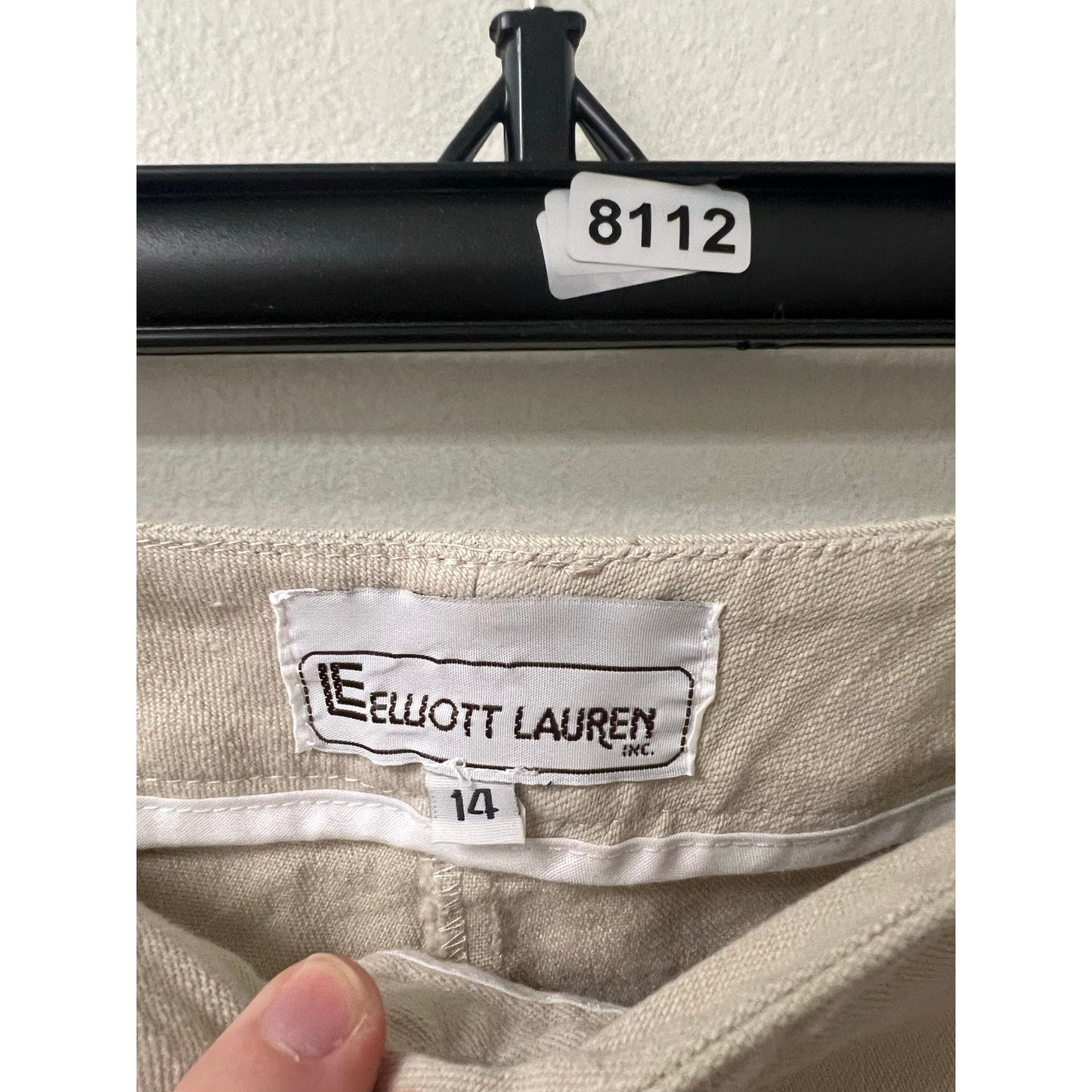 Elliott Lauren Tan Pants Sz 14