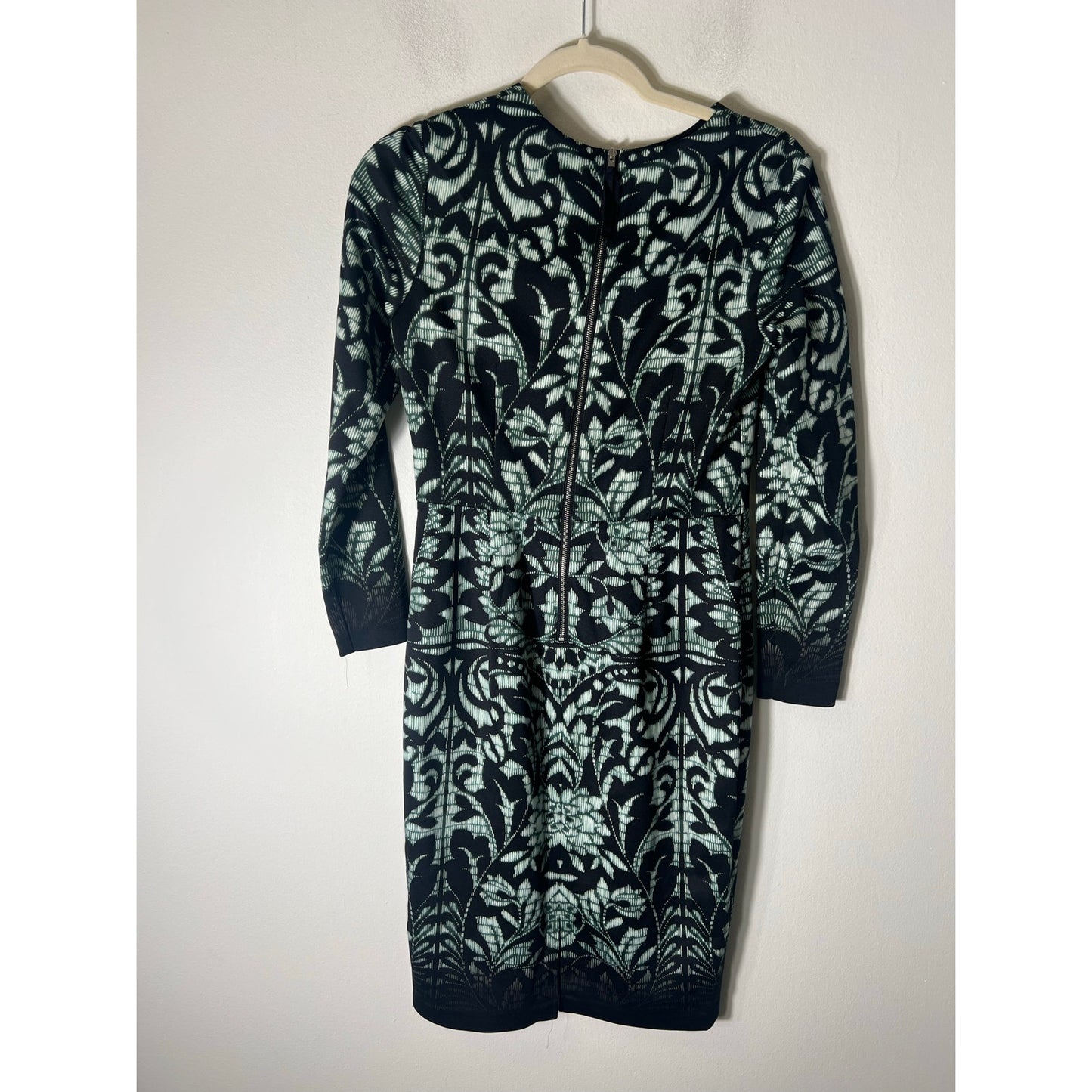 Maggie London Petite Long Sleeve Midi Dress Sz 8P