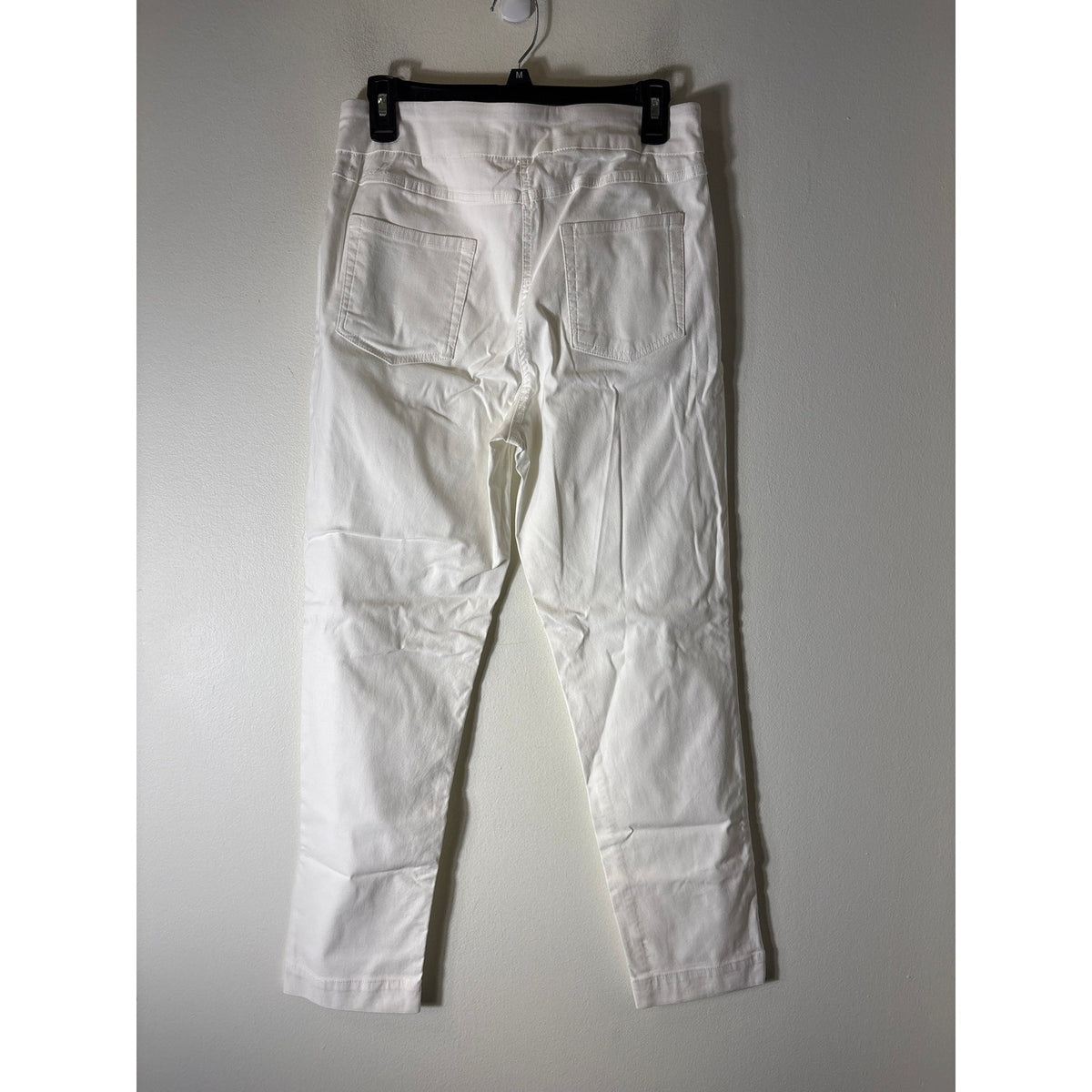 Slim-sation White Pull On Slacks Sz 10