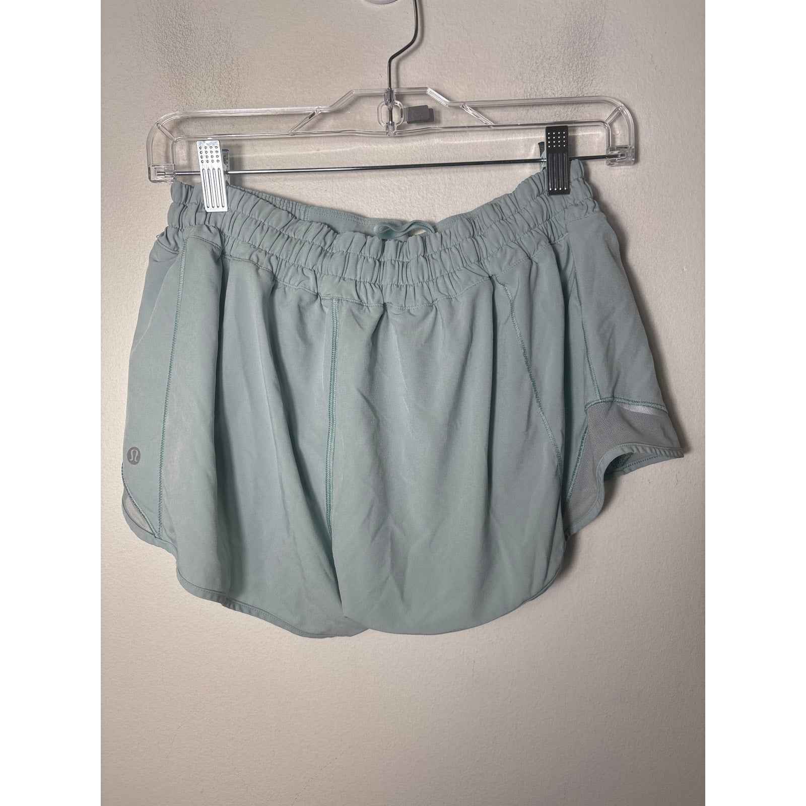 Lululemon Light Aqua Athletic Shorts Sz 10