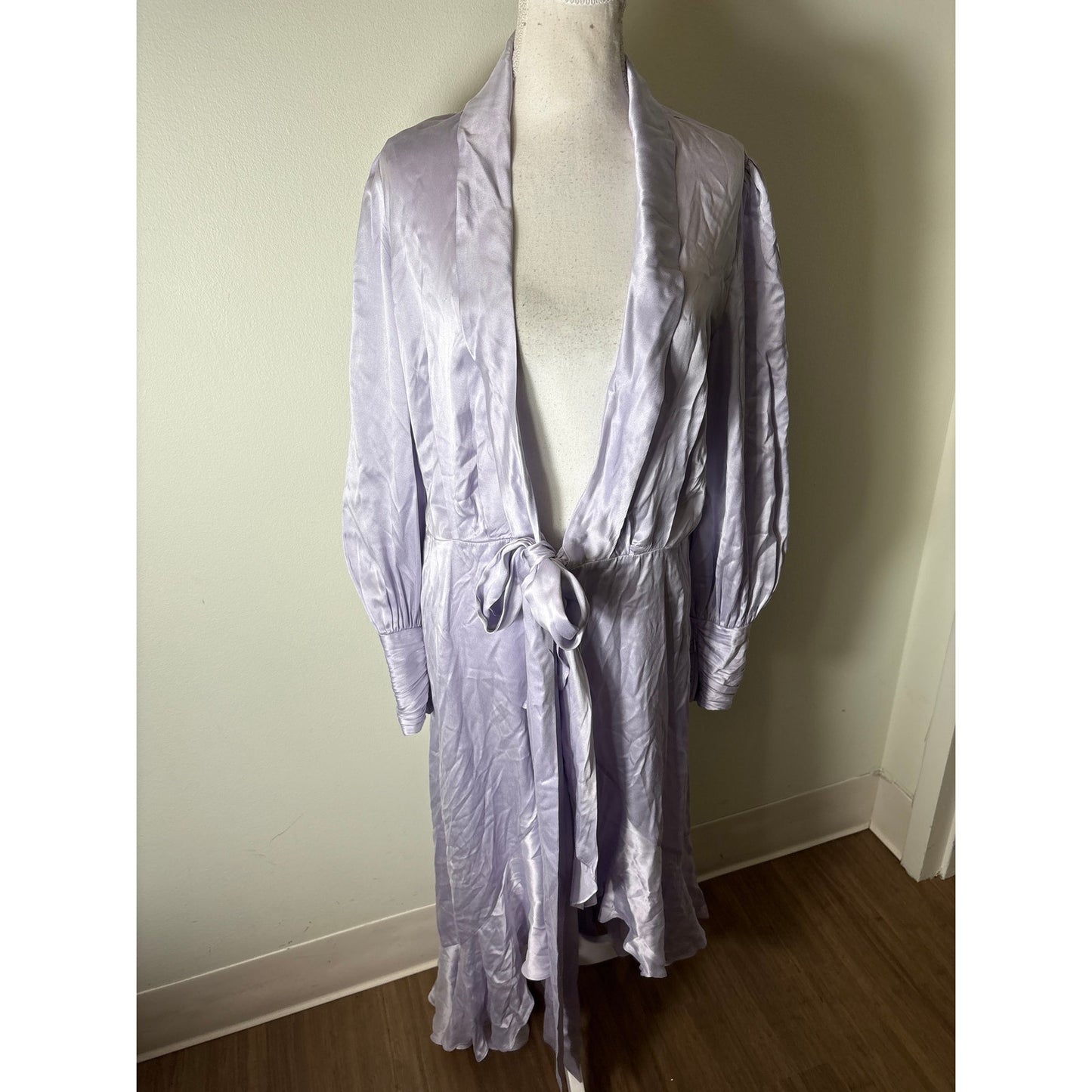 Zimmerman Lilac Silk Wrap Dress Sz 1 (0-2)