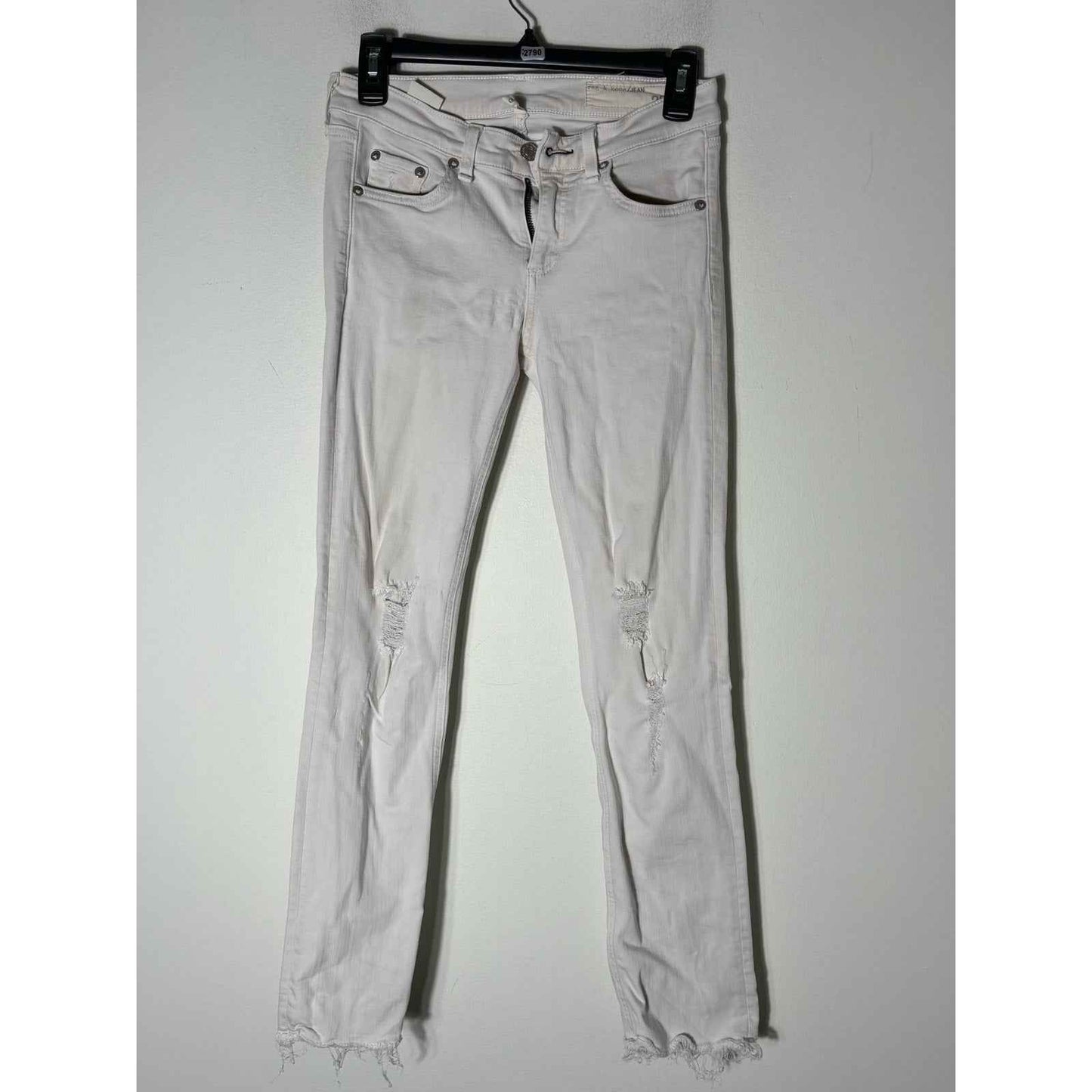 Rag & Bone White Skinny Denim Sz 26