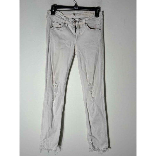 Rag & Bone White Skinny Denim Sz 26