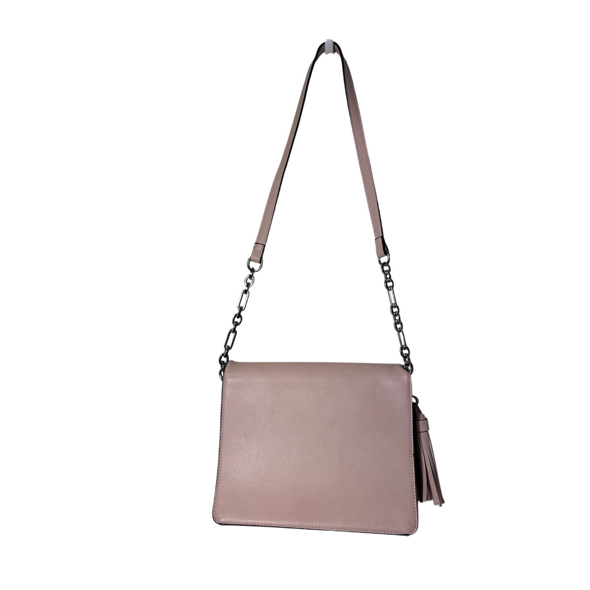 Phase 3 Pink Tassle Pocketbook Purse Sz 10.5x9"