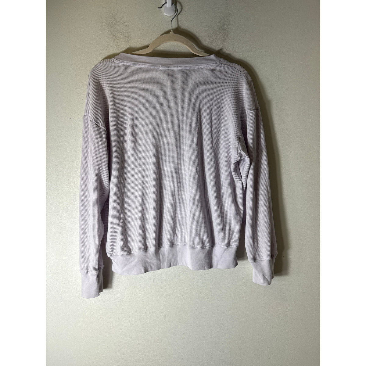 Sundry Lilac Waffle Knit Long Sleeve Tee Sz 0
