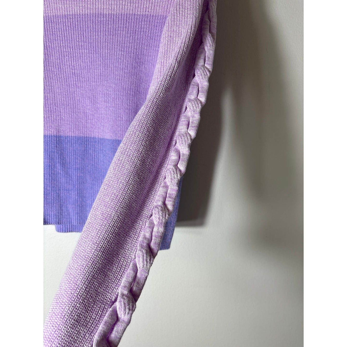 Lilly Pulitzer Lavender Long Sleeve  Knit Sweater Sz L