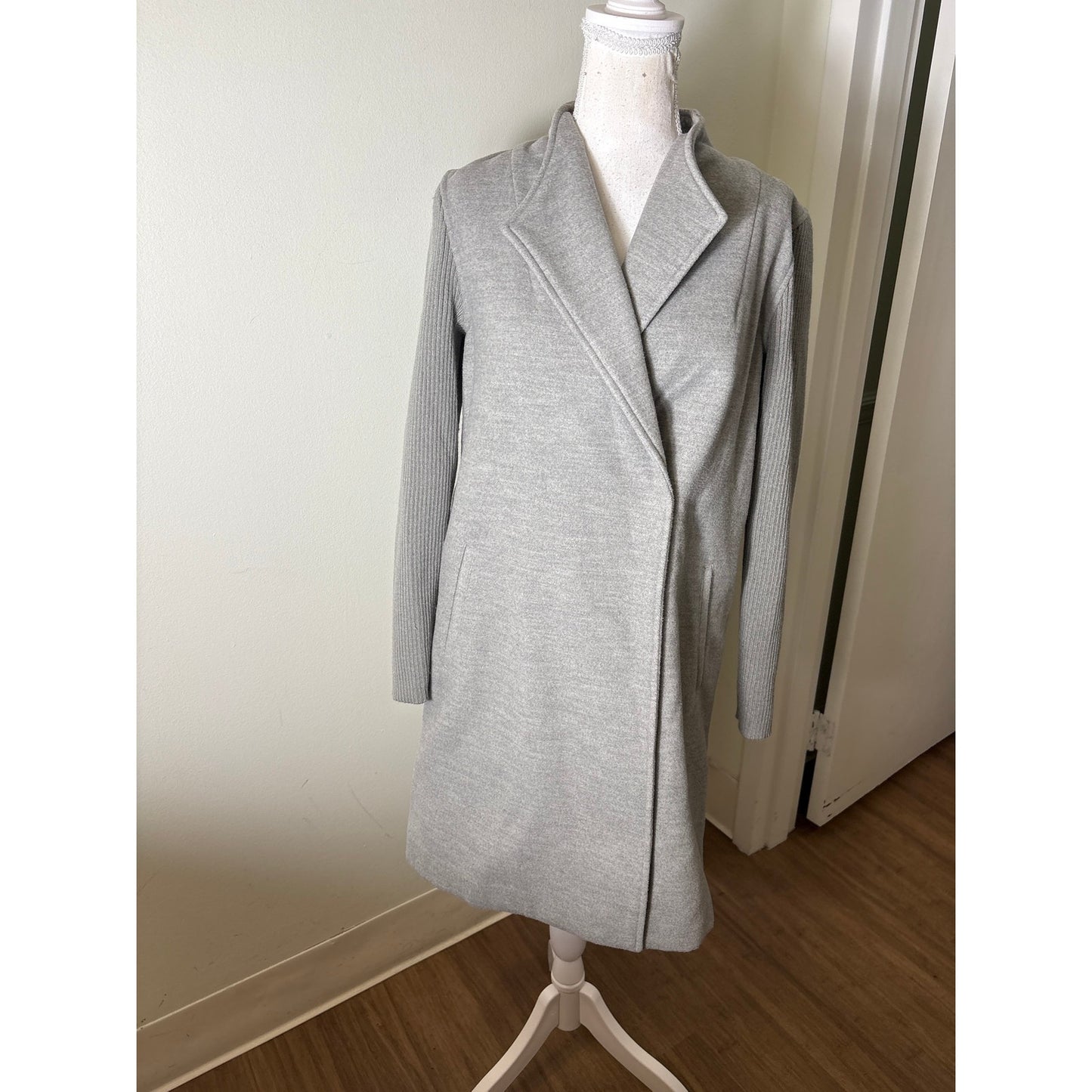 Kenneth Cole Heather Gray Coat Sz M
