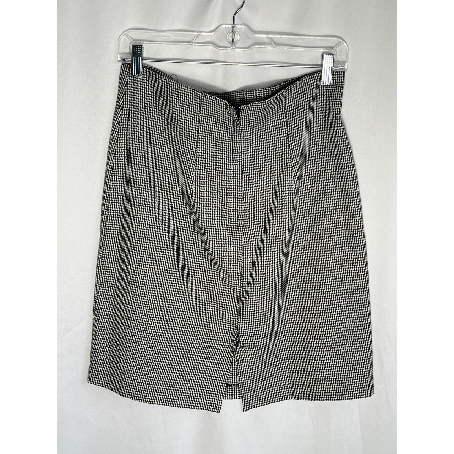 Vintage Houndstooth Pencil Skirt Sz L