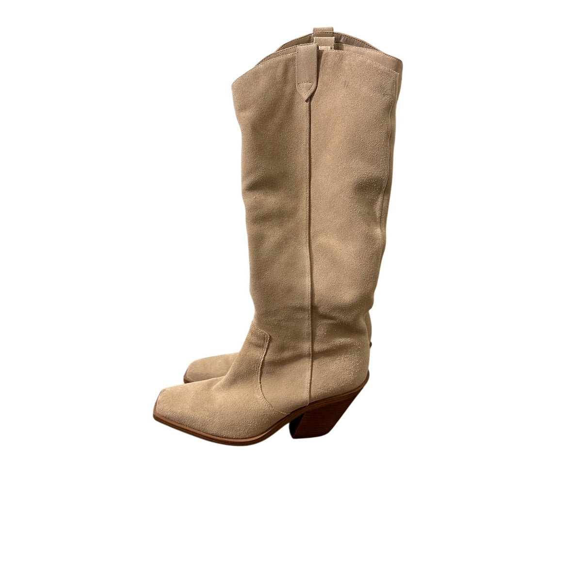 Vince Camuto Tan Suede Knee High Boots Sz 10