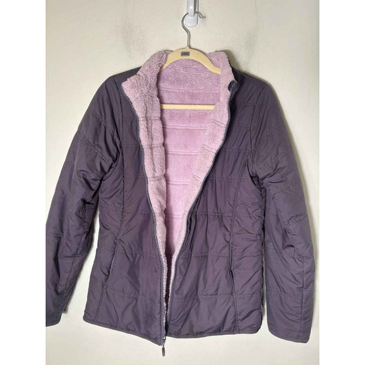 Athleta Girl Reversible Purple  Winter Jacket, No size tag approx girls XL