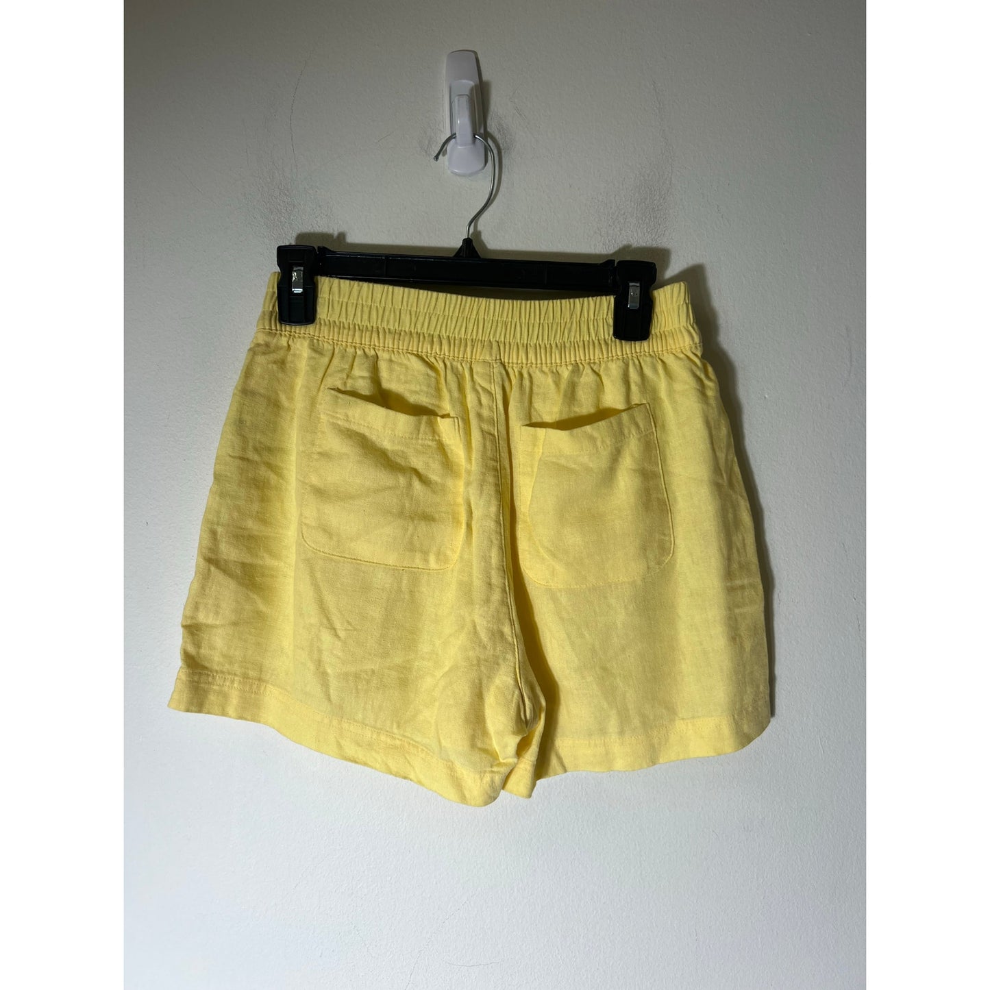 Old Navy Yellow Long Sleeve Button Up Shirt and Matching Shorts Sz S