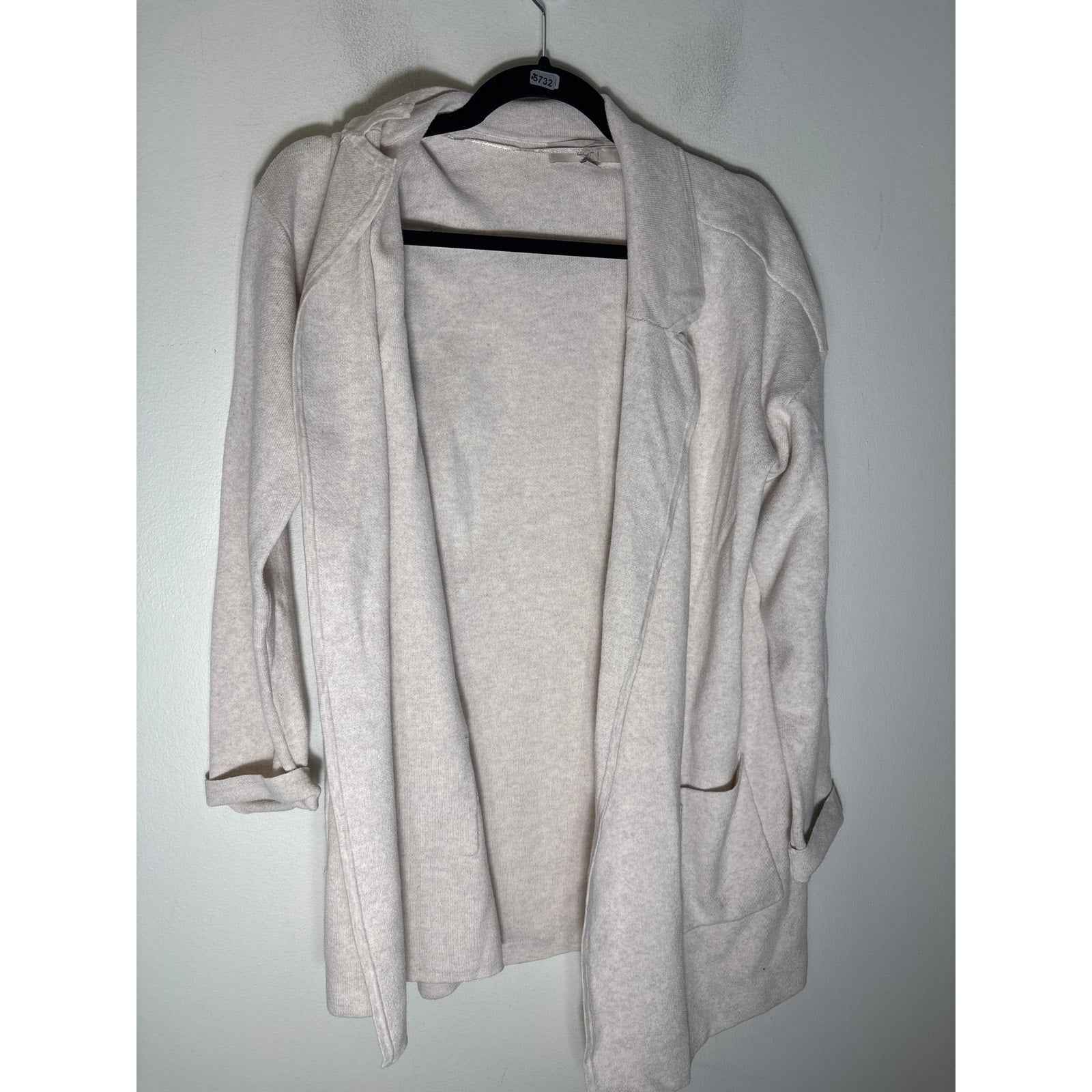 Loft Oatmeal Cardigan Sz M