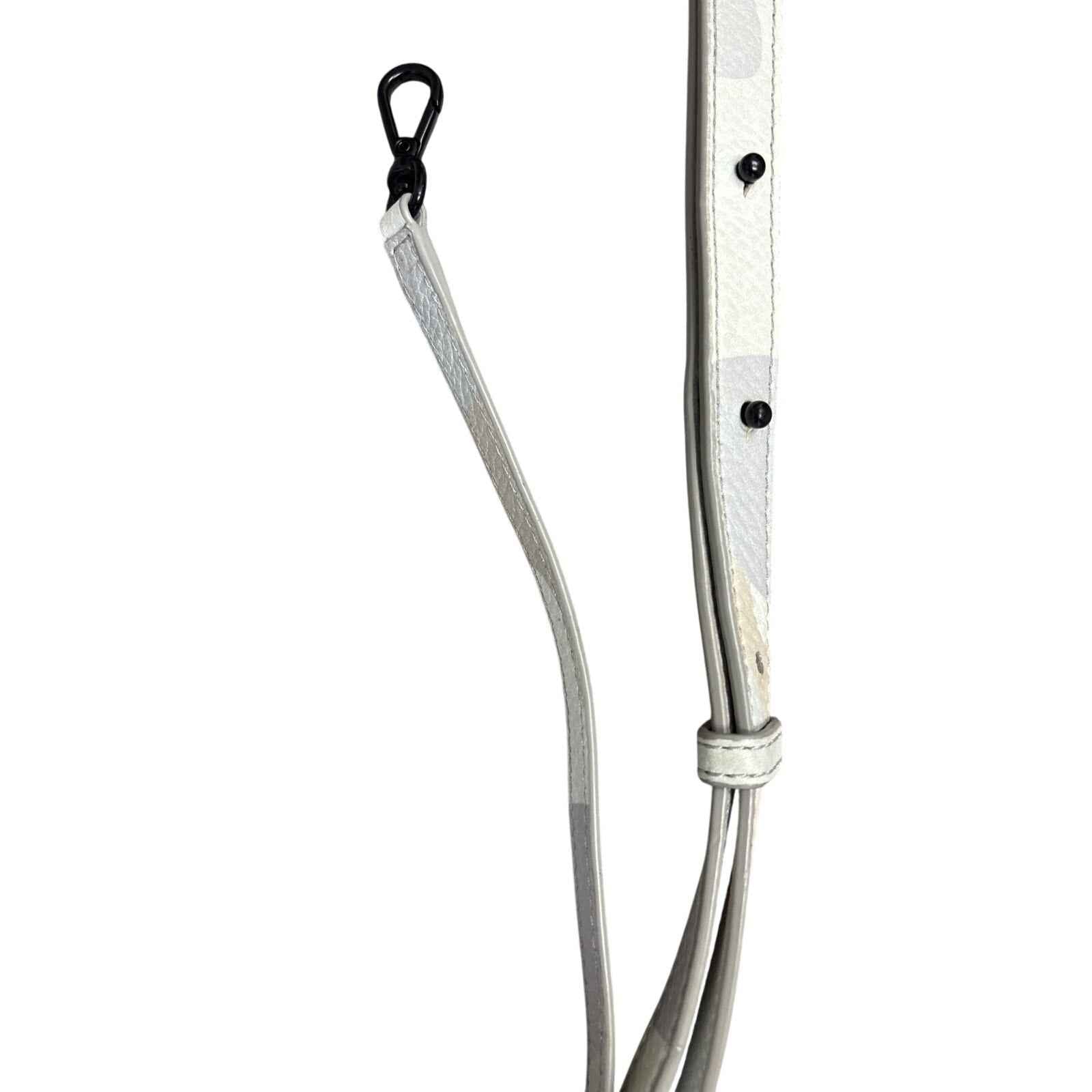 Dagne Dover Gray Camo with Green Stripe Purse