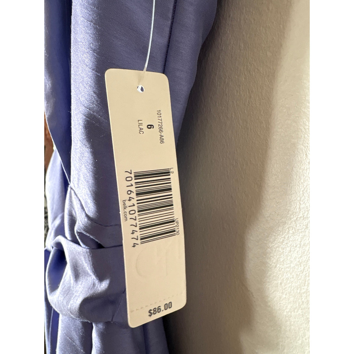 NWT New Directions Lavender Cap Sleeve A-Line Knee Length Dress Sz 6