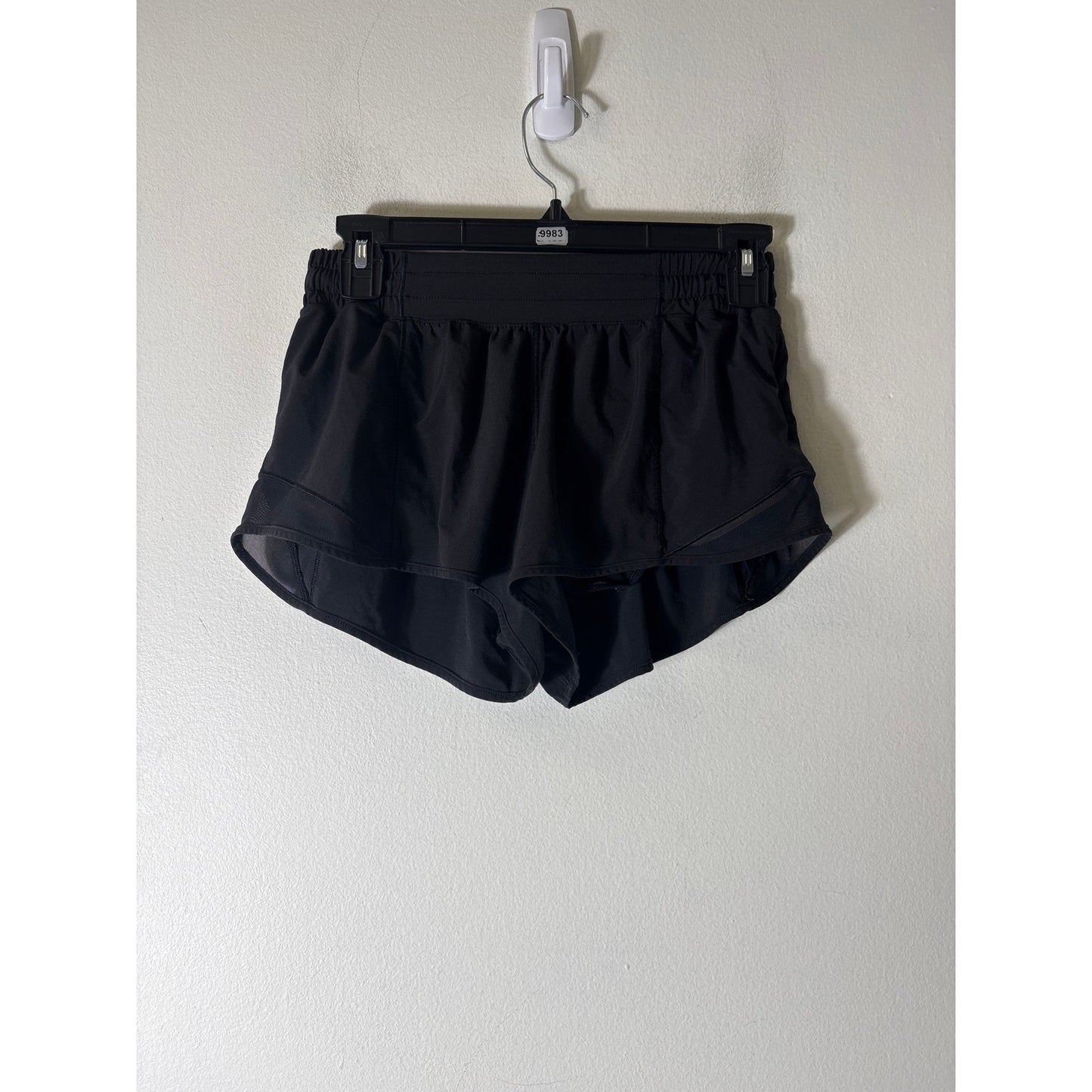 Lululemon Black With Mesh Insert Running Shorts Sz (fits like) XS