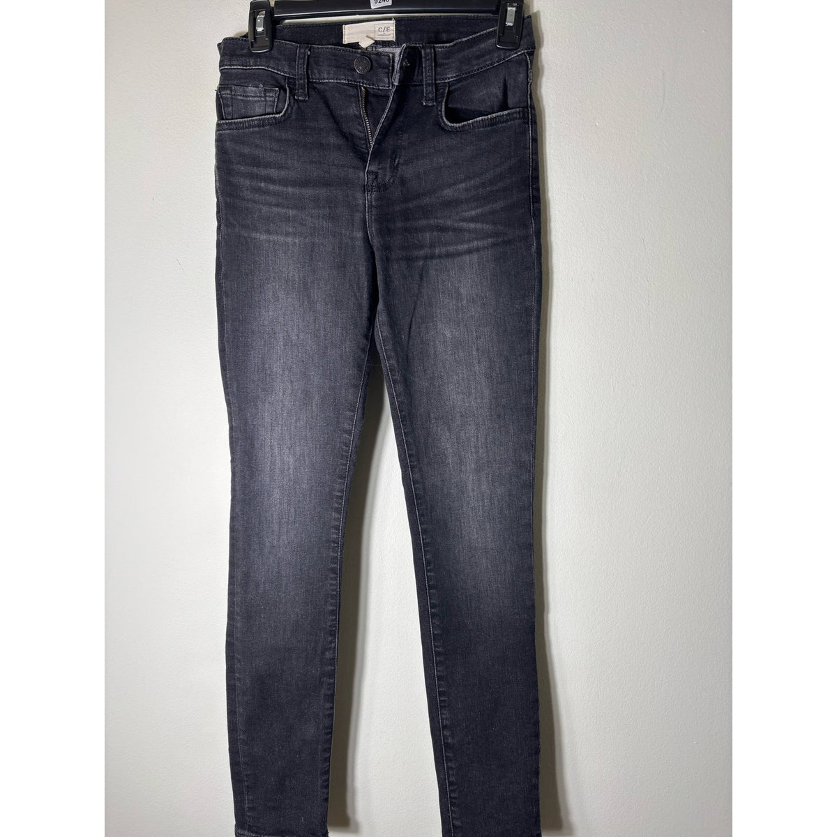 C/E by Current Elliot Black Skinny Ankle Jeans Sz 25