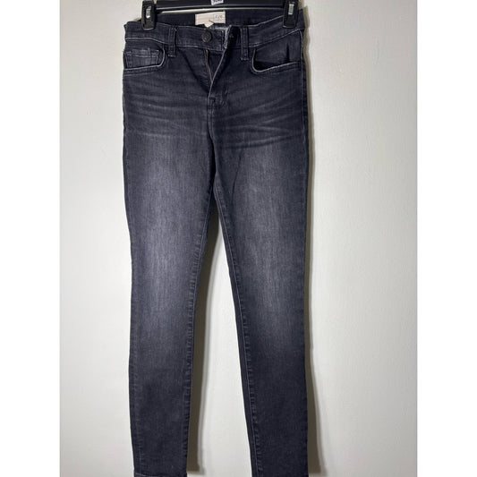 C/E by Current Elliot Black Skinny Ankle Jeans Sz 25
