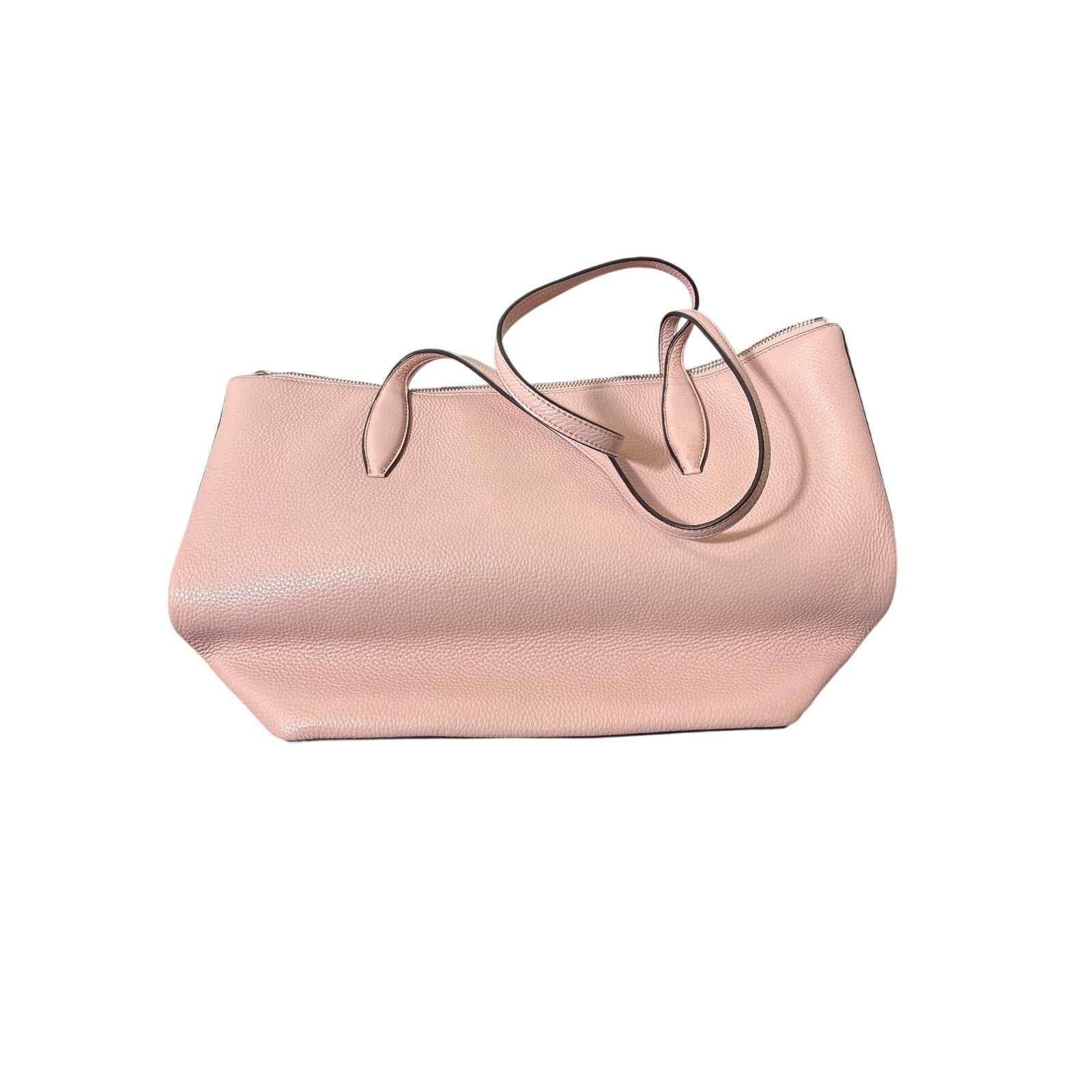 Kate Spade Pink Pebbled Leather Shoulder Bag 16.5"x 11"