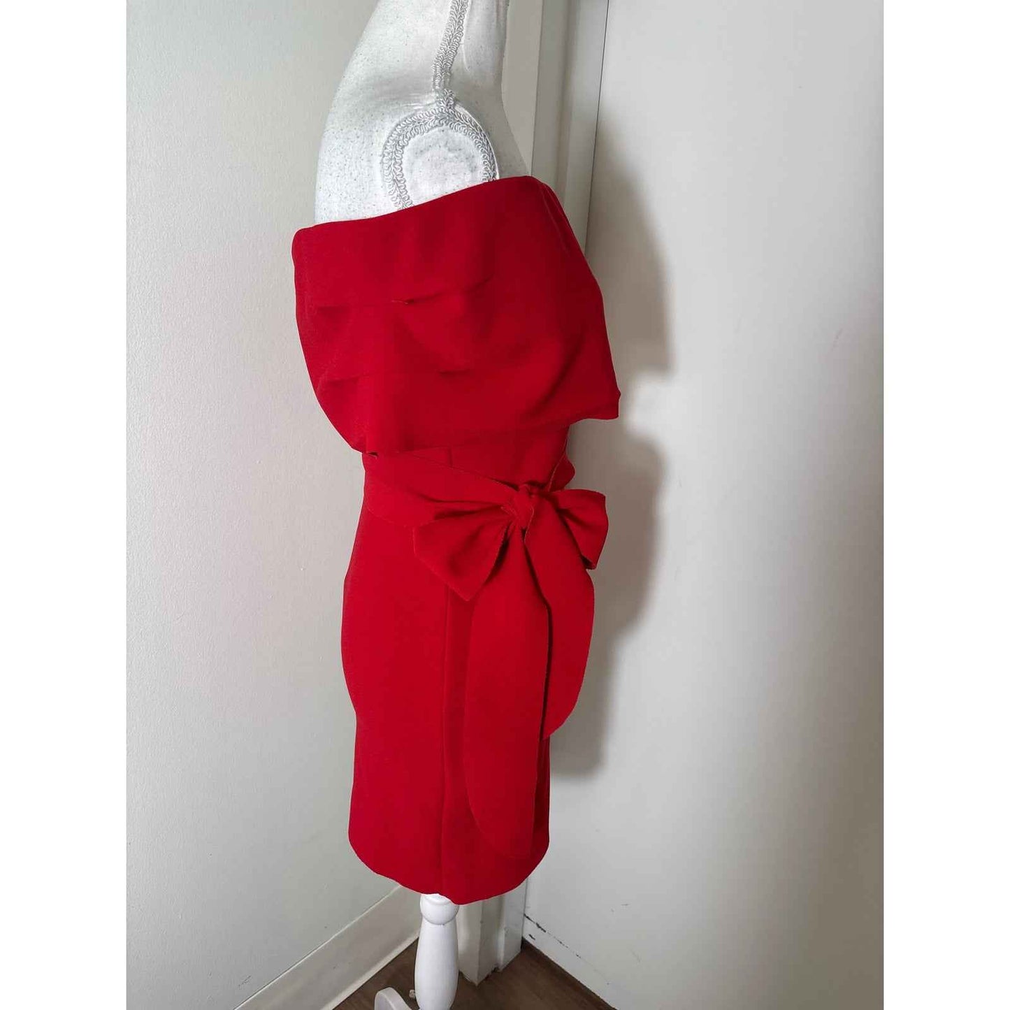Bec + Bridge Red Strapless Mini Dress Sz 6