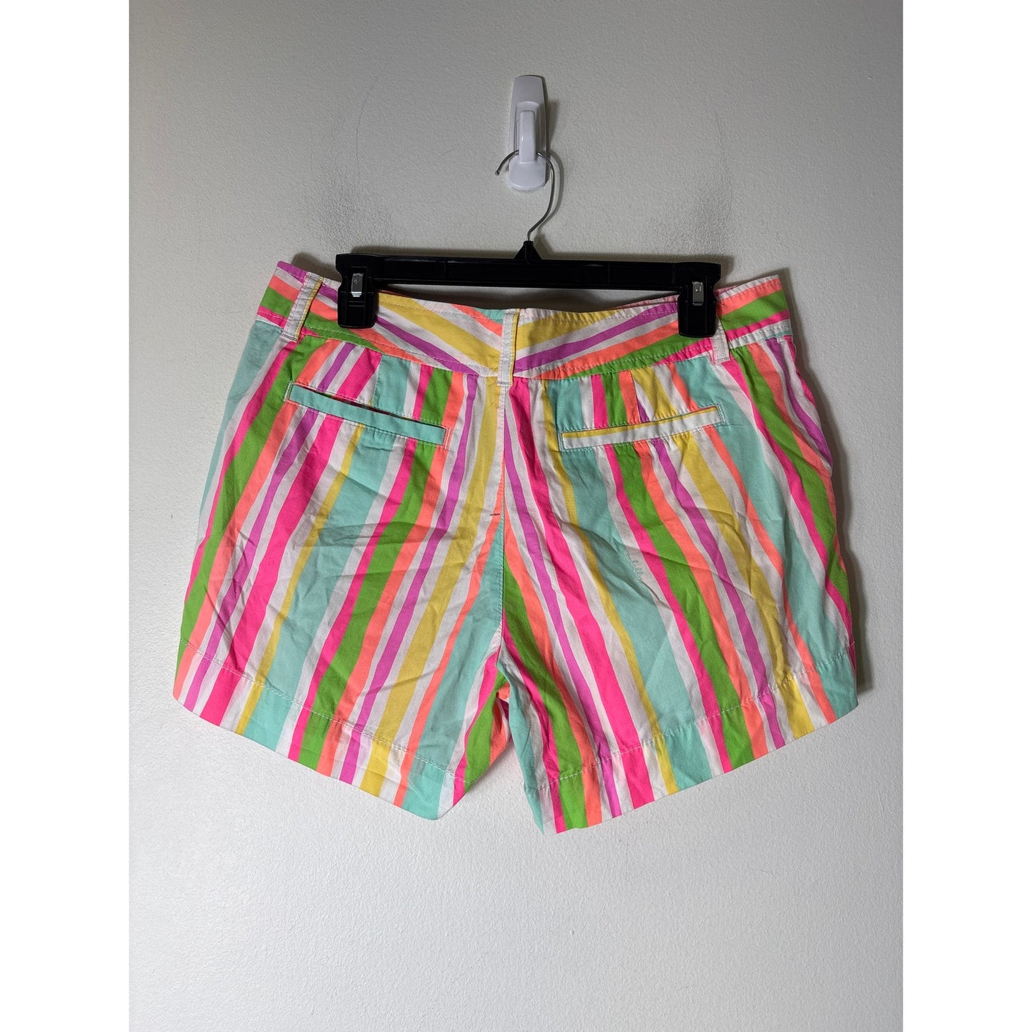 Lilly Pullitzer Bright Colorful Callahan Striped Shorts Sz 10