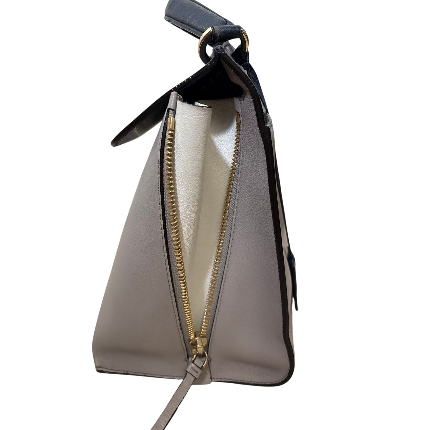 Salvatore Ferragamo Large Sofia Gancini Tricolor Leather Bag
