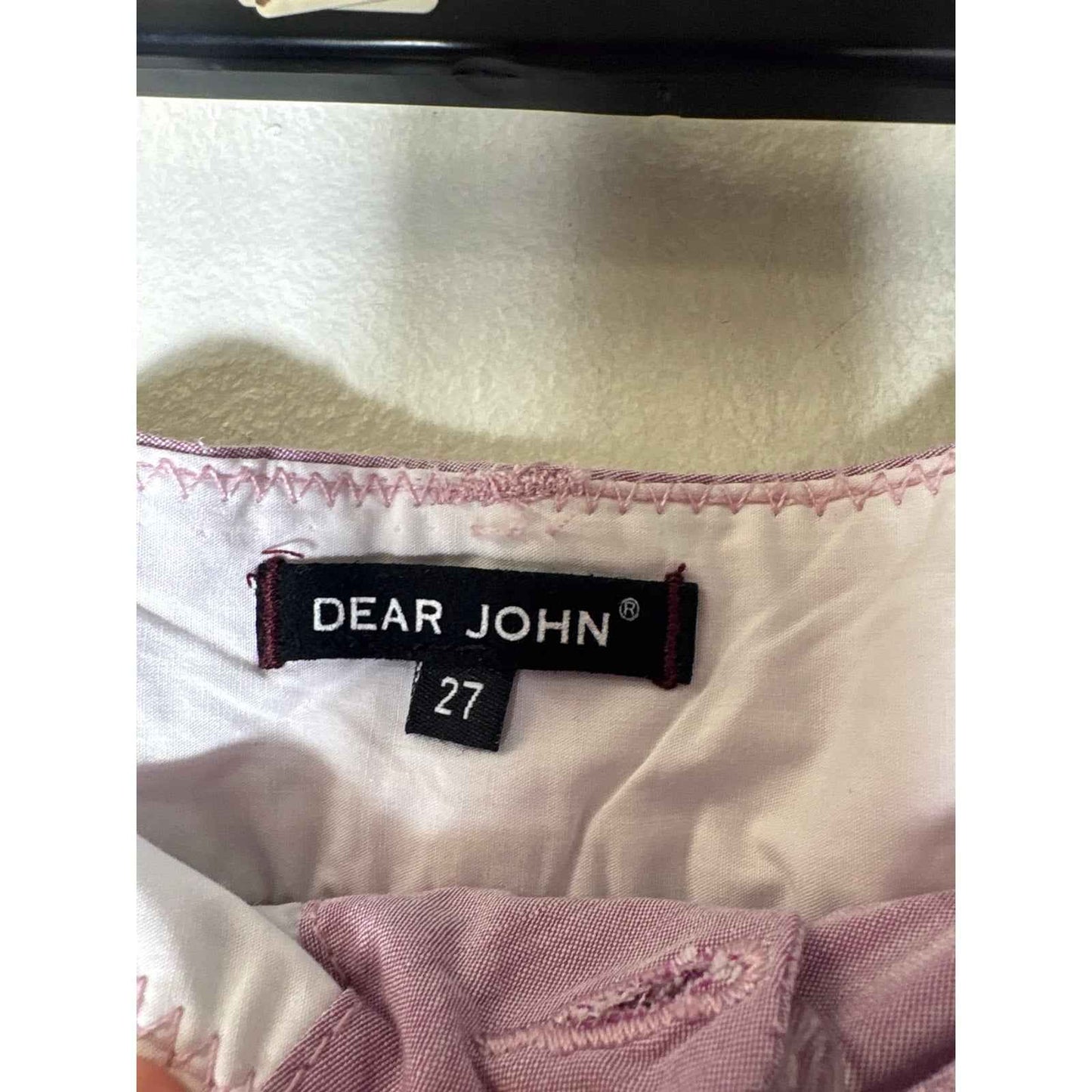 NWT Dear John Cool Purple Roll Cuffed Shorts Sz 27