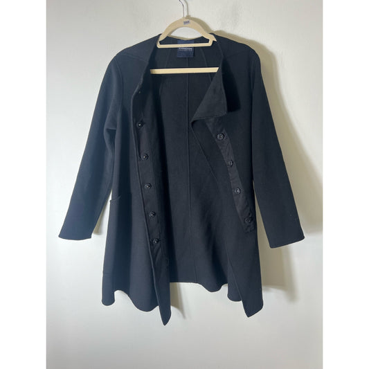 Magaschoni Collection Black Pea Coat