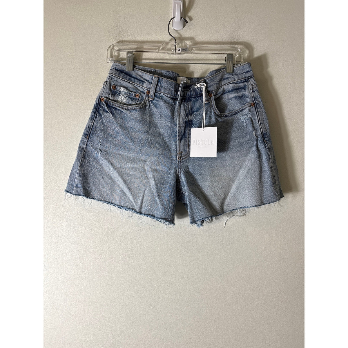 NWT Pistola Kennedy Relaxed Mid Rise Cut Off Shorts Sz 28
