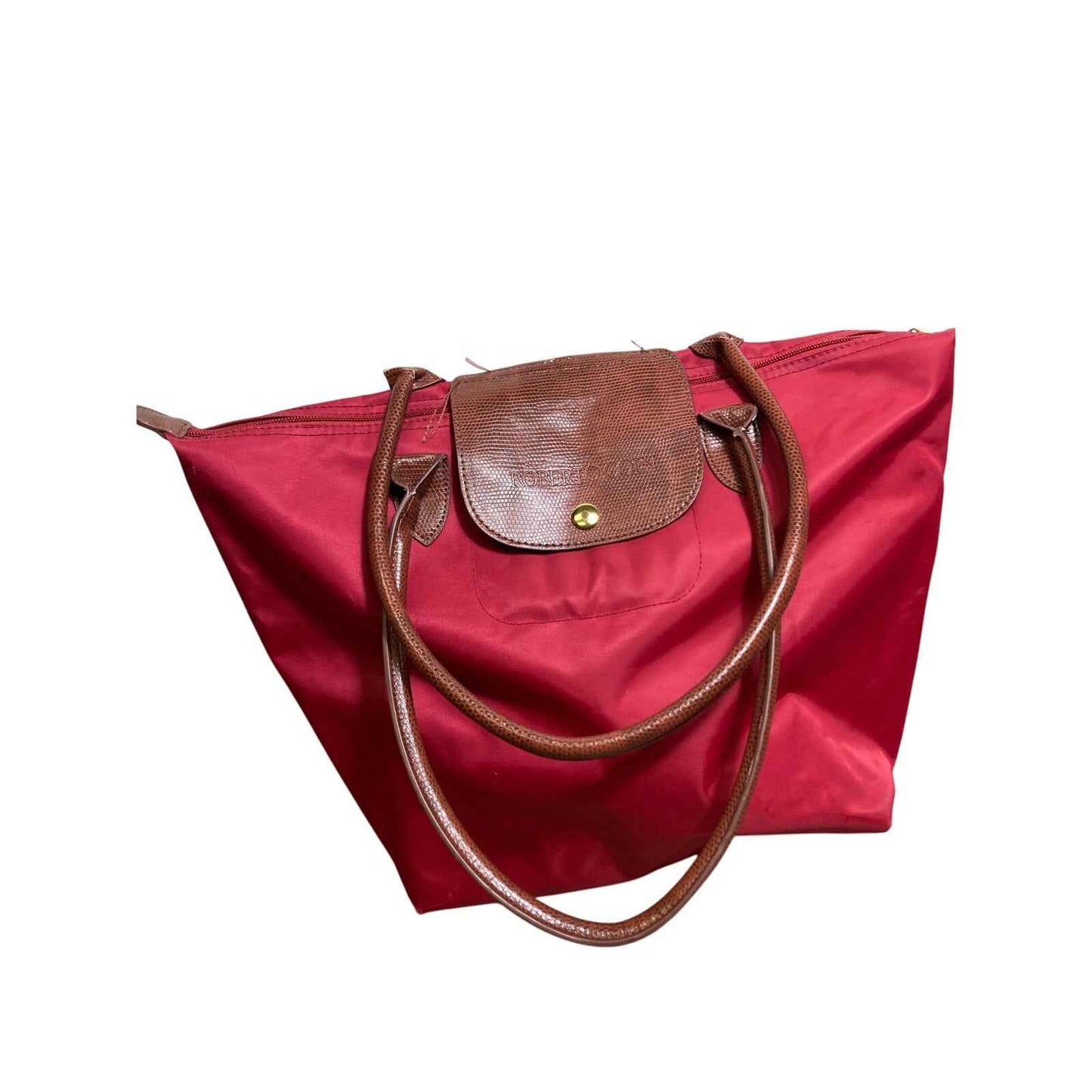 Roberto Coin Red Nylon Tote Bag
