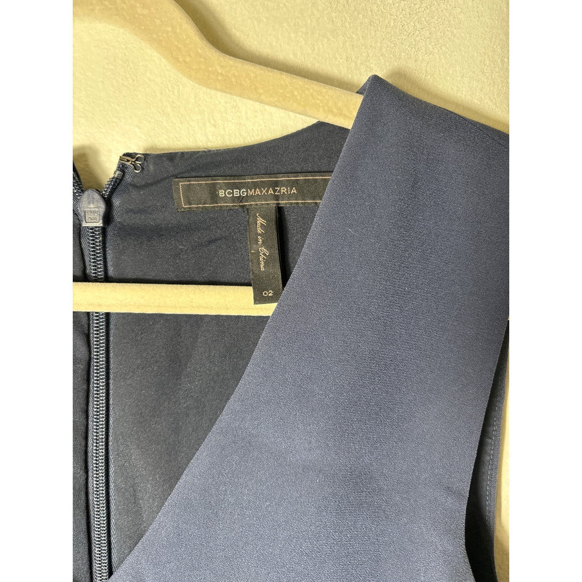 BCBG Navy Ink Abiena Dress Sz 2