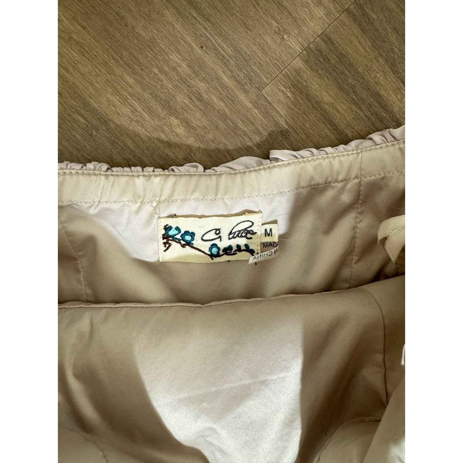 C. Luce Purple Strapless Mini Dress Sz S