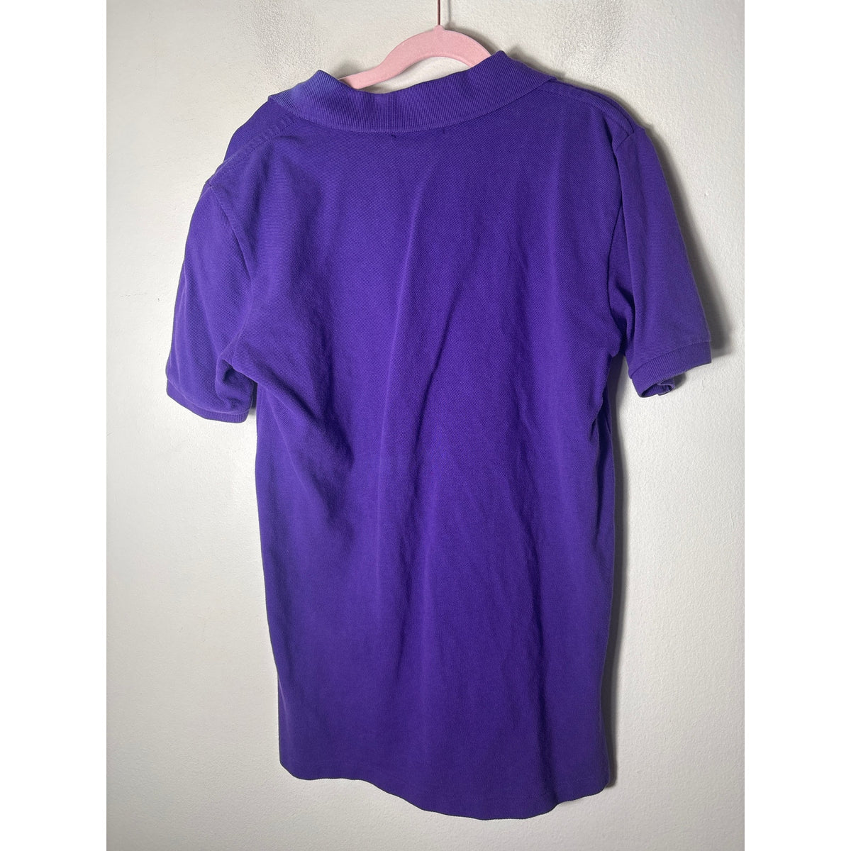 Boy's Purple Polo Short Sleeve Cotton Shirt Sz M (10-12)