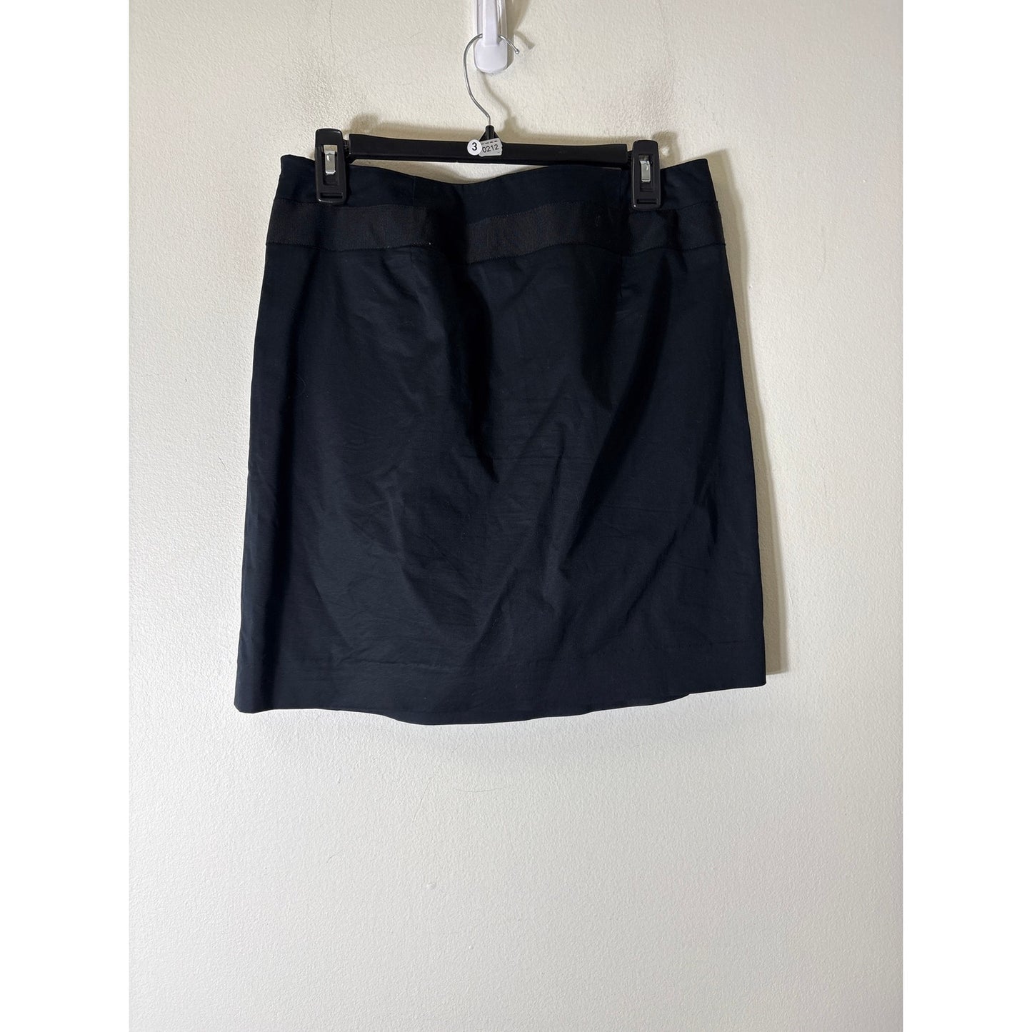 Banana Republic Black Cotton Mini Skirt Sz 6