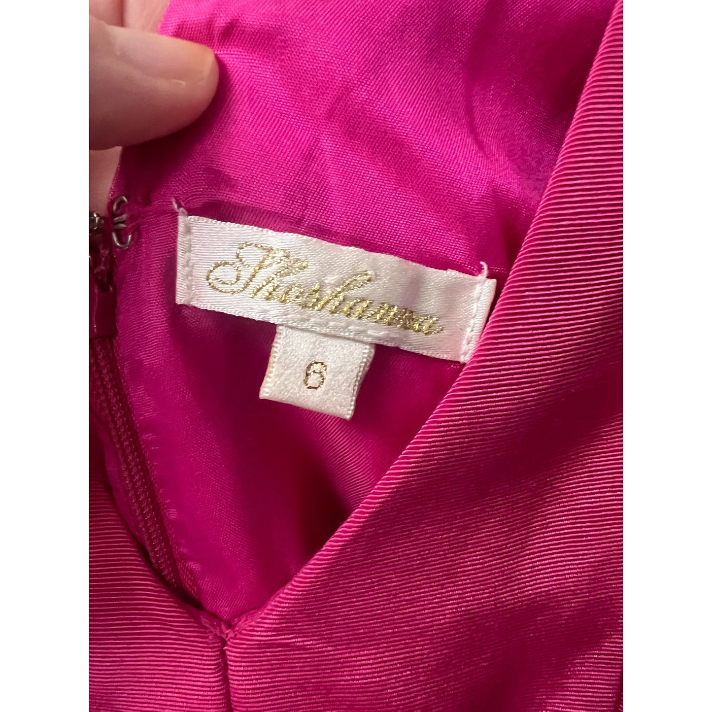 Shoshanna Pink V-Neck Mini Dress Sz 6