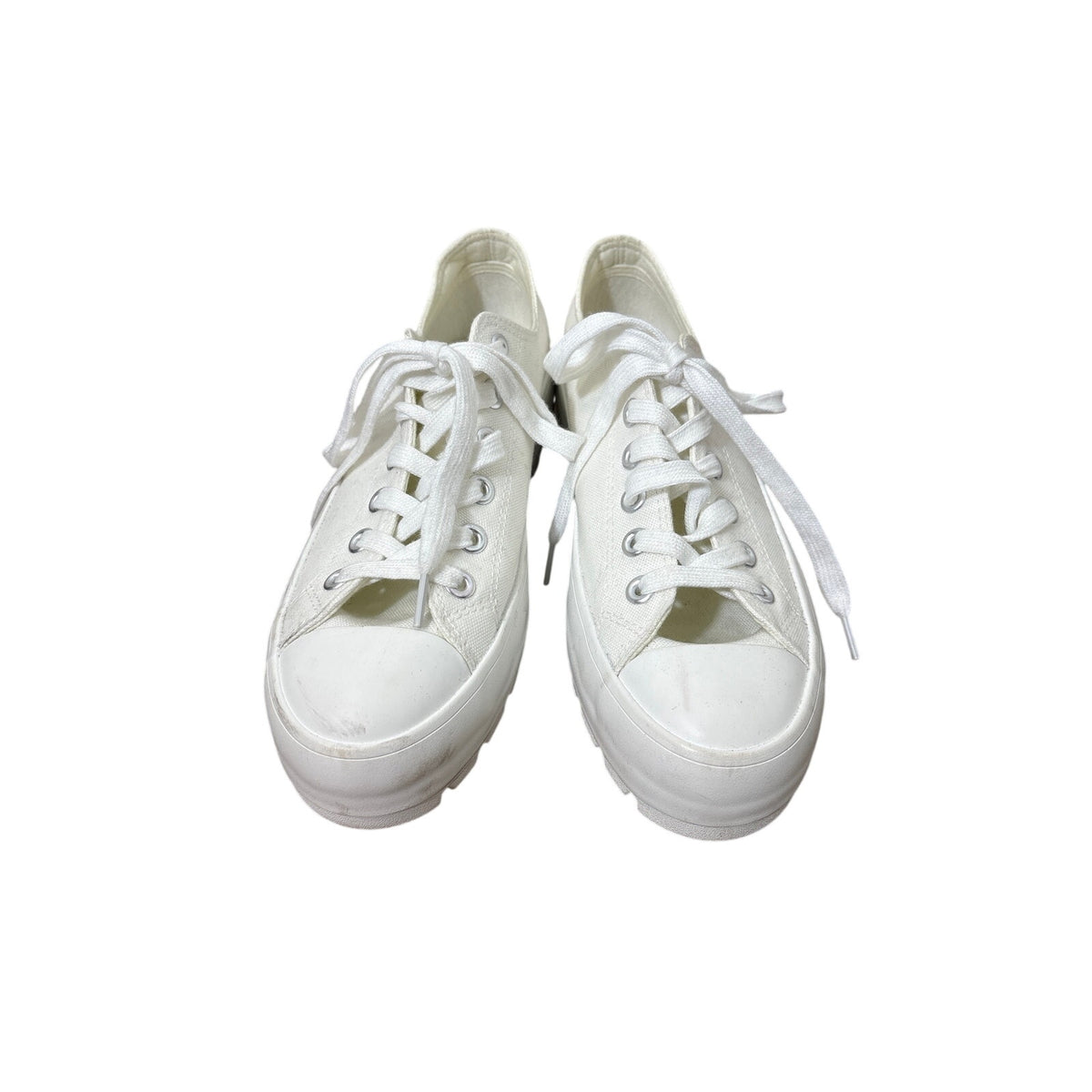 Sincerely Jules White Canvas Tennis Shoes Sz 8.5