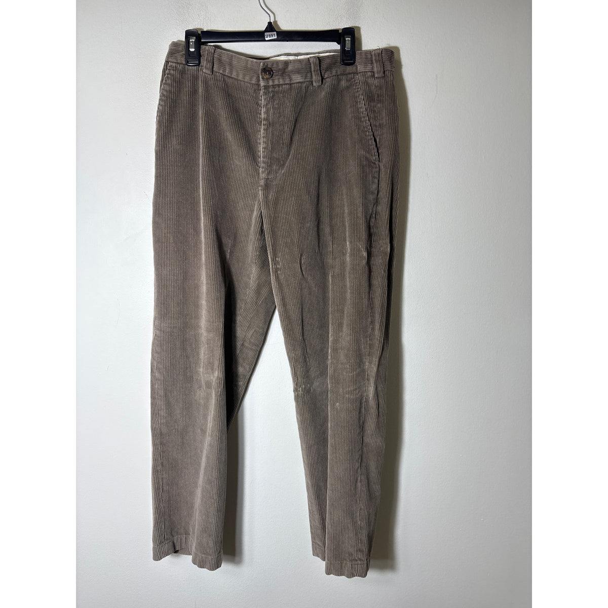Mens brooks brothers Gray Wide Cord Pants Sz 34/30