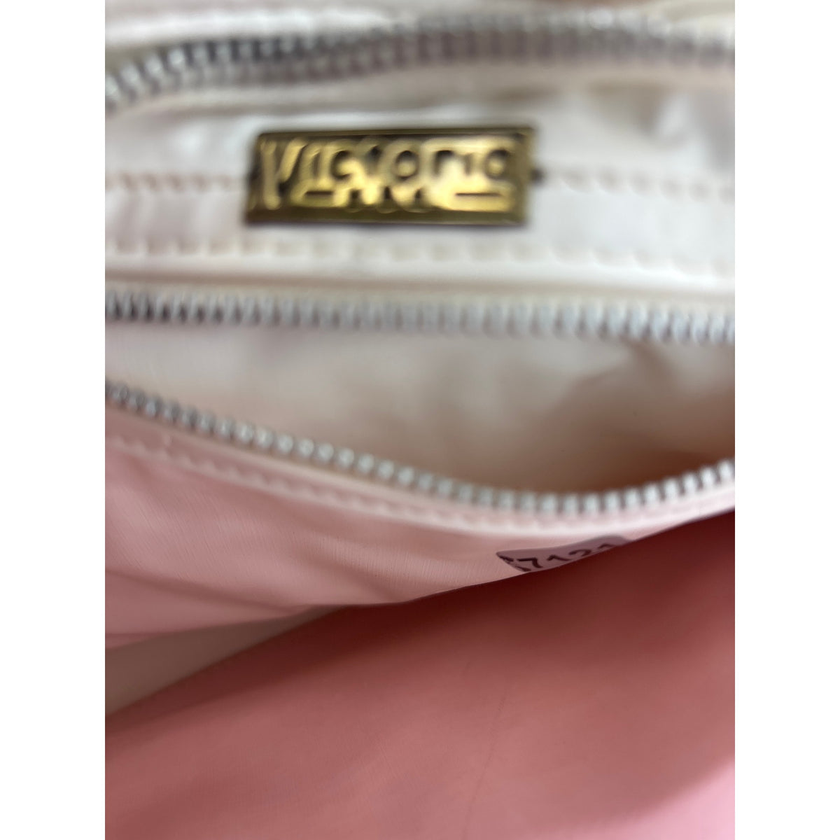 Victoria USA Red Canvas Vintage Shoulder Bag